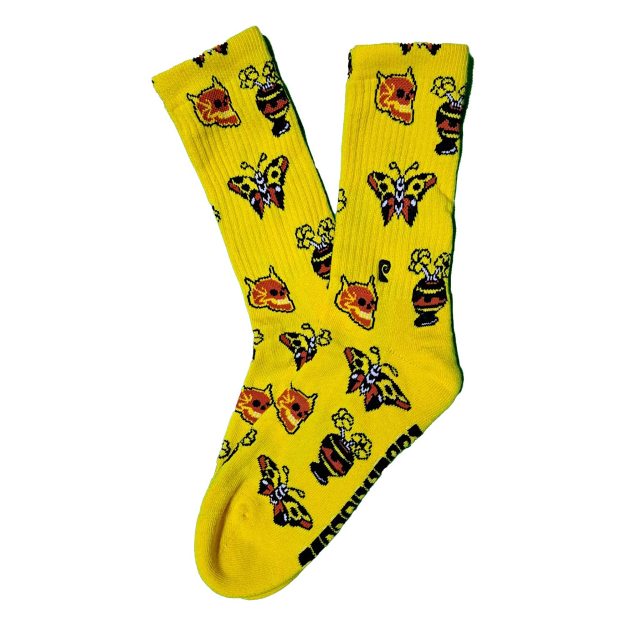 PSOCKADELIC Socks REBIRTH 1-Pair, yellow