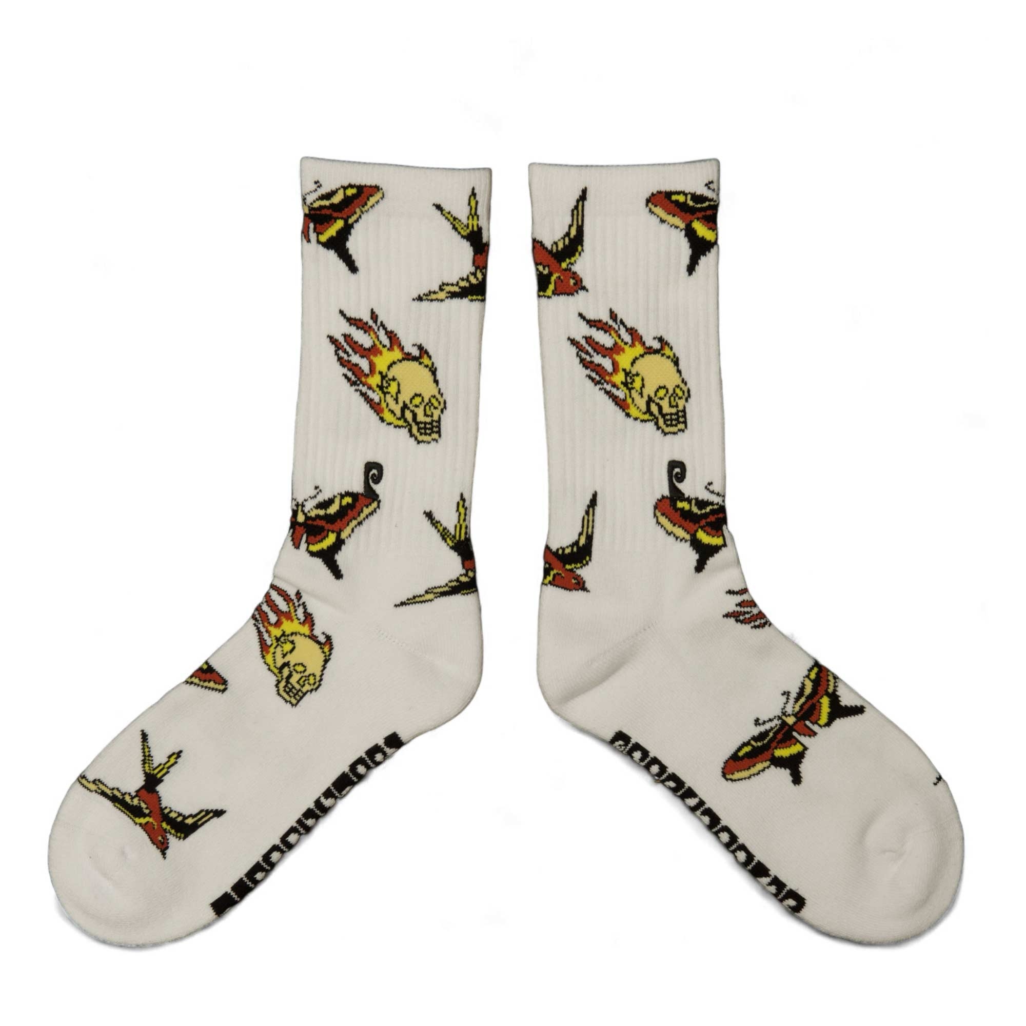 PSOCKADELIC Socks TATTOO 1-Pair, white