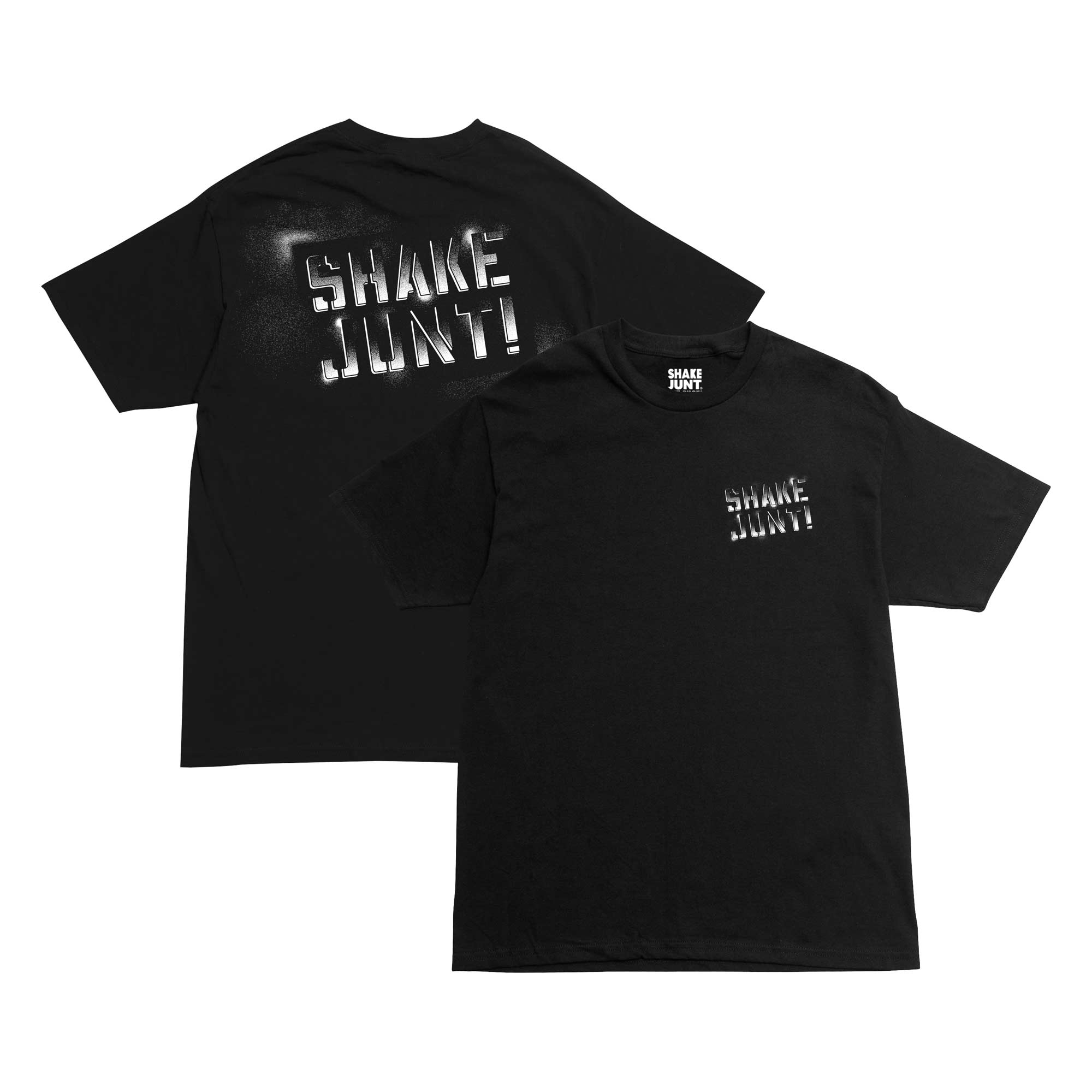 SHAKE JUNT T-Shirt SPRAY LOGO black
