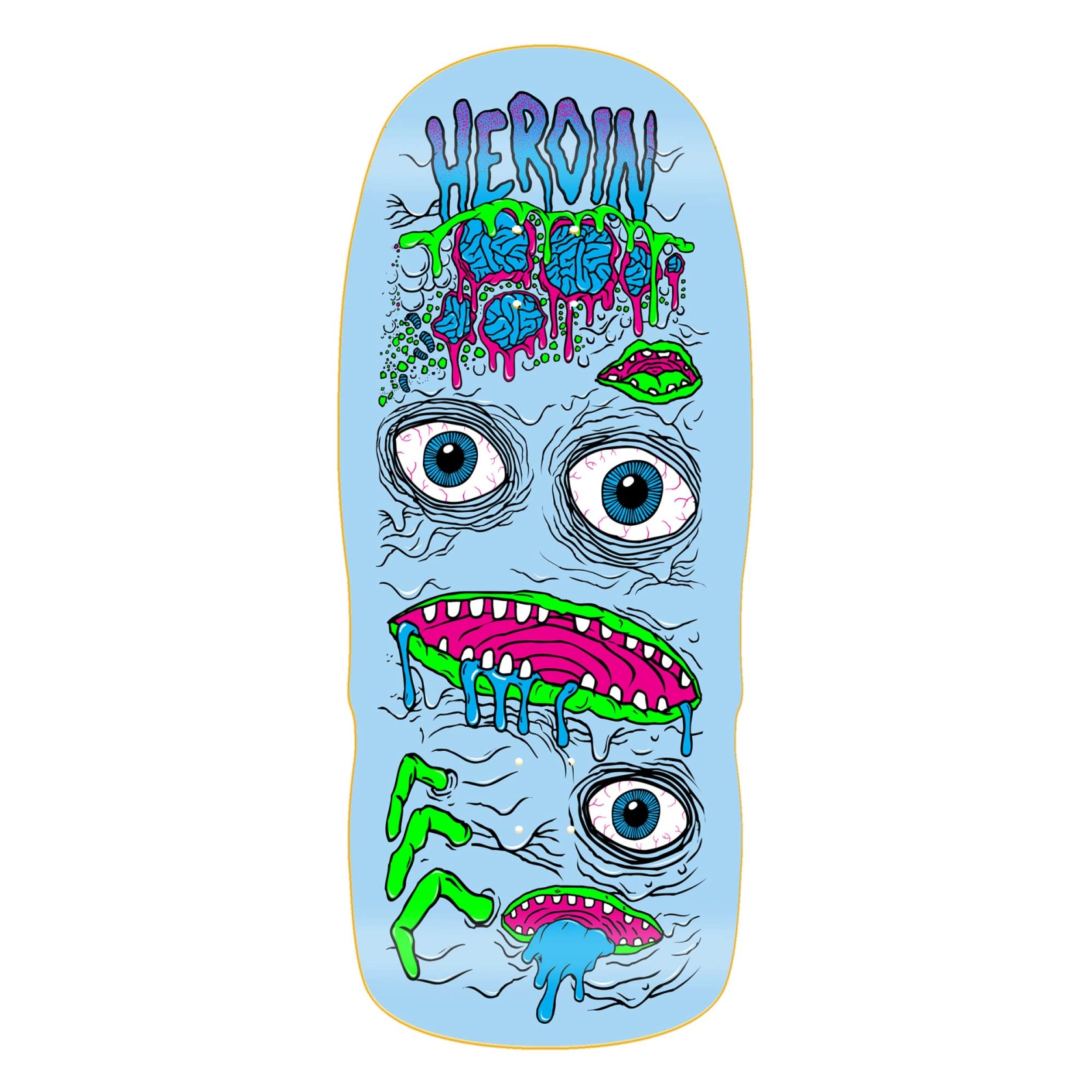 "HEROIN Deck MUTATOR 13.0, blue 13.0""