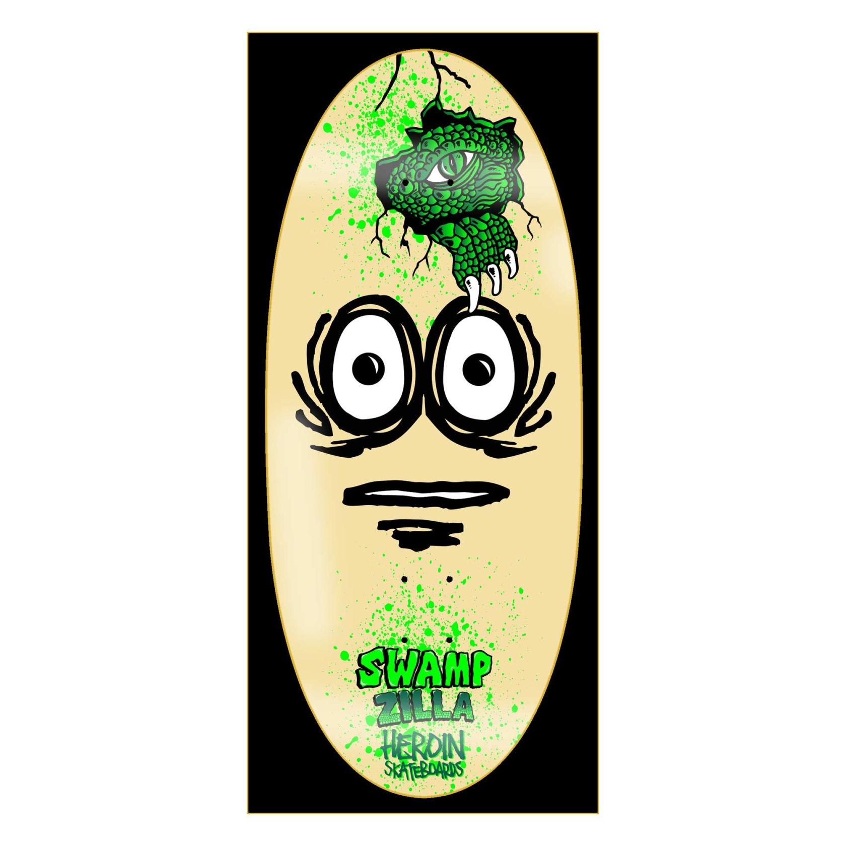 "HEROIN Deck SWAMPZILLA 13.0, pink 13.0""